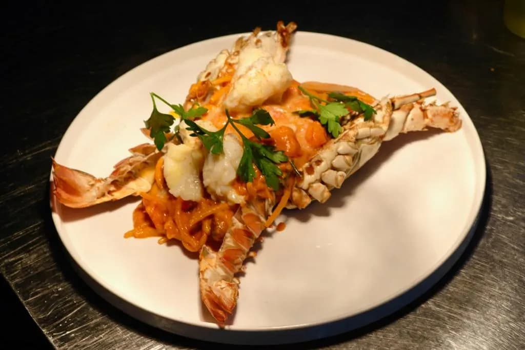 Plat homard barolo palms dakar