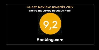 Booking.com Guest Review Awards 2017 — The Palms Luxury Boutique Hotel : 9,2